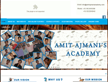 Tablet Screenshot of amitajmanisacademy.com